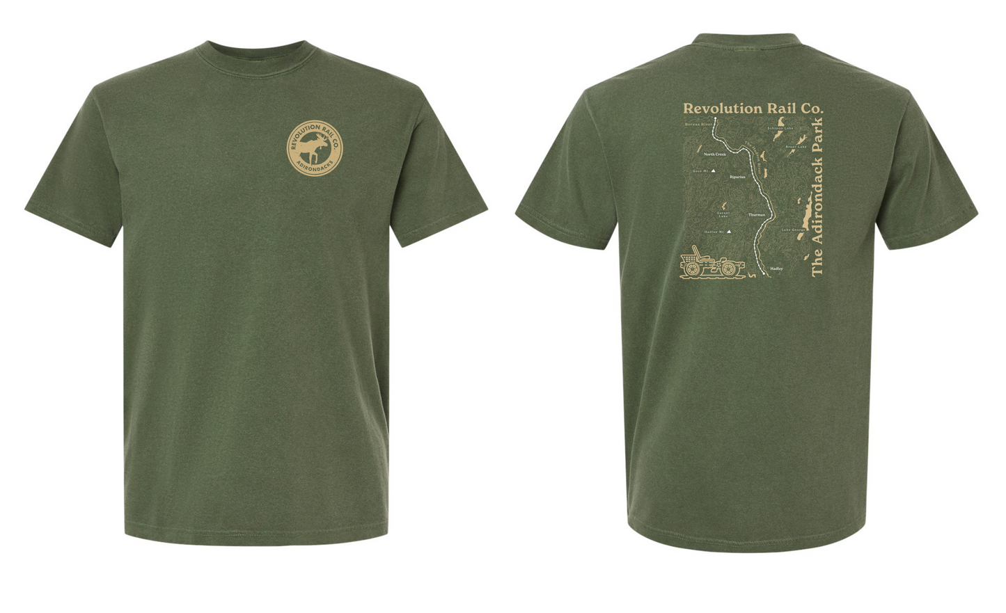 Adirondacks Map T-Shirt